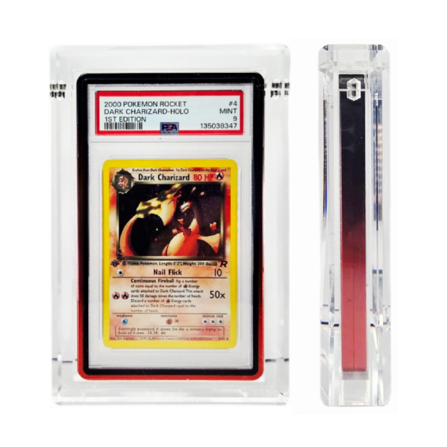 ACRYLIC DISPLAY FOR STANDARD PSA CASE